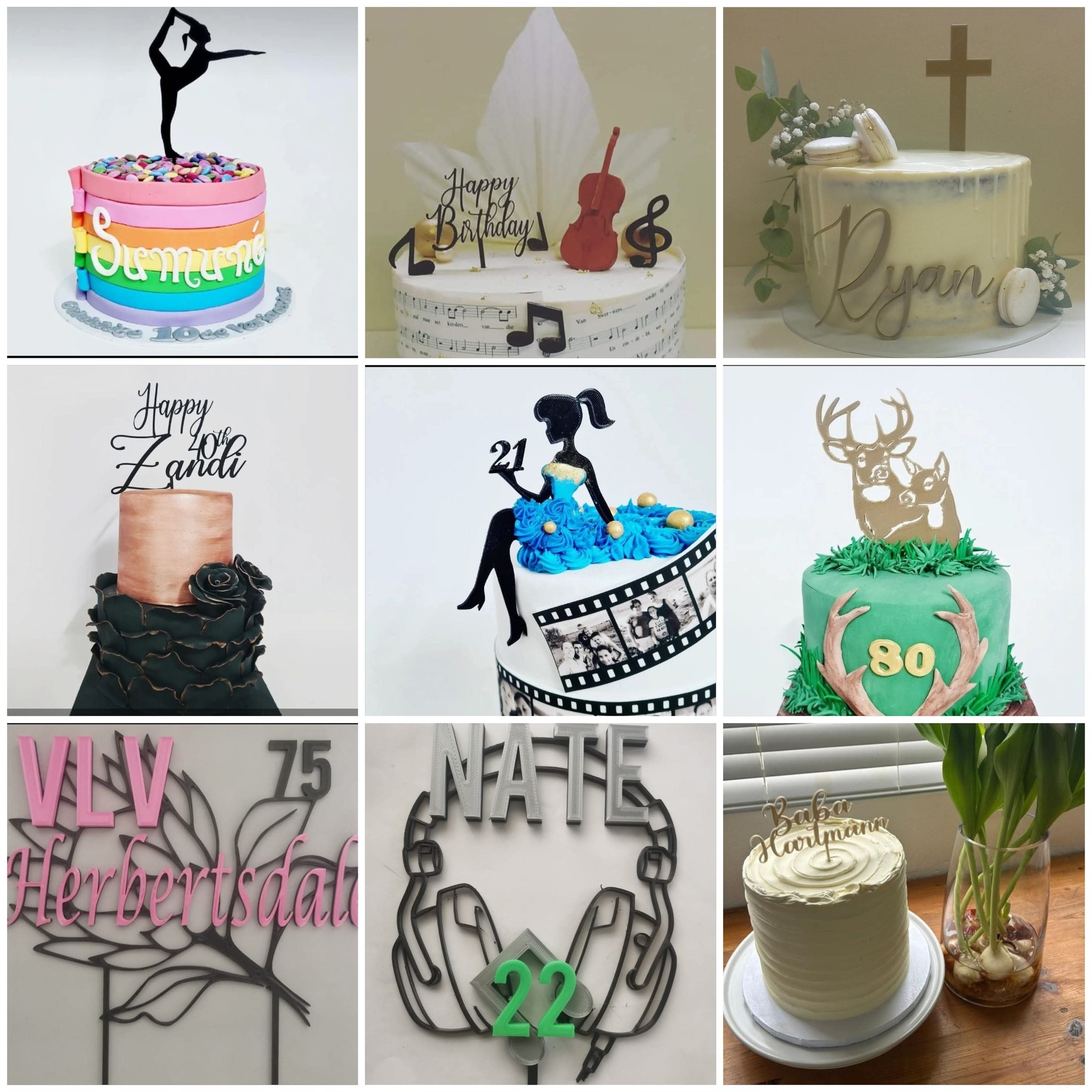Cake Topper Example 4