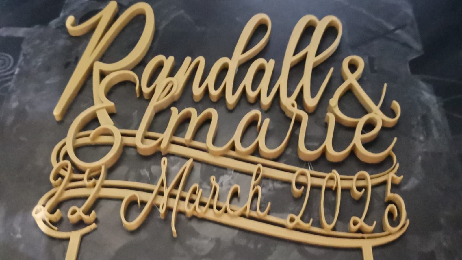 Cake Topper Example 2