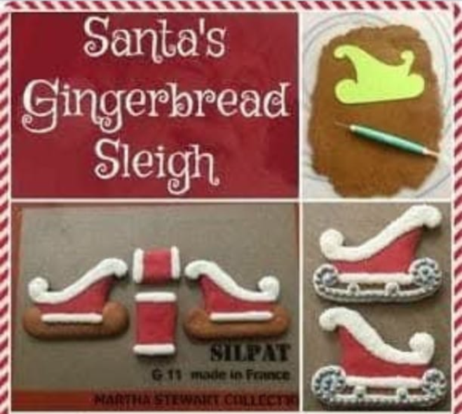Gingerbread Reindeer Sleigh Cutters